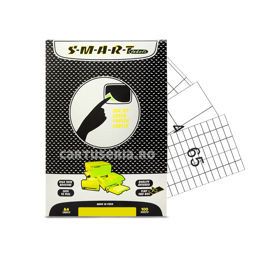 Etichete autoadezive albe mate colturi drepte 152/A4(25x15mm) - imagine 32